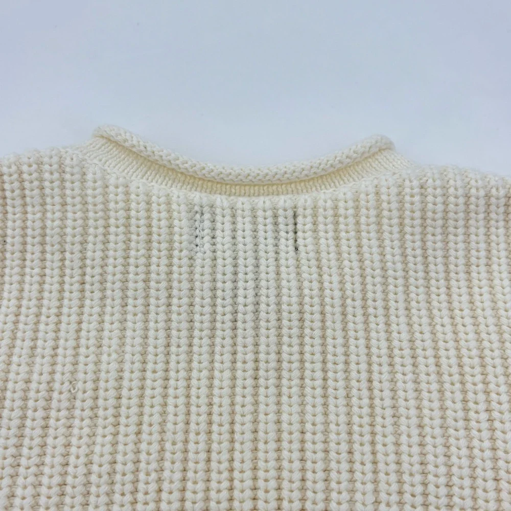 Polo Ralph Lauren Toddler’s Rollneck 100% Cotton Ivory Sweater for 5T Unisex - Picture 6 of 11